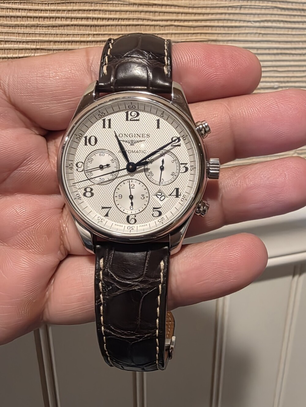 Longines Master Collection Chronograph Men's 42mml Automatic Watch L2.859.4